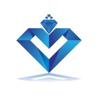 Diamant-Logo-Vorlage Vektor-Symbol vektor