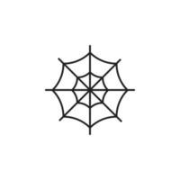 Spinnennetz-Vektor für Website-Symbol-Icon-Präsentation vektor