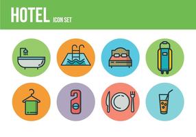 Kostenloses Hotel Icons vektor