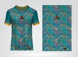 sport jersey t-shirt. fotboll jersey attrapp för fotboll klubb. sport mönster tyg textil. sport bakgrund textur mönster vektor