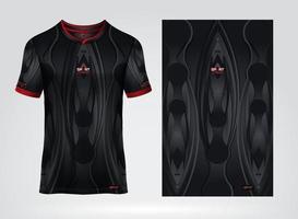 Das Sport-Jersey-T-Shirt. Fußballtrikotmodell für Fußballverein. Sportmuster Stoff Textil. Sport-Hintergrund-Textur-Muster vektor