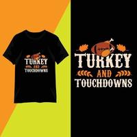 Thanksgiving Day trendiges T-Shirt-Design vektor