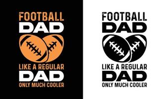 American-Football-T-Shirt-Design, Rugby-T-Shirt-Design vektor