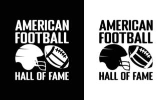 American-Football-T-Shirt-Design, Rugby-T-Shirt-Design vektor