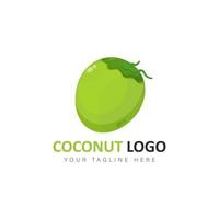 kokos logotyp design illustration vektor
