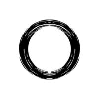 Zen-Kreis-Symbol. Zen-Illustration für Logo, Kunstrahmen, Kunstillustration, Website oder Grafikdesignelement. Vektor-Illustration vektor