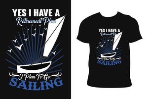 segling t-shirt design. segling t-shirt. segling t-shirt fri vektor. vektor