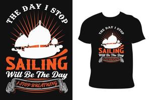 segling t-shirt design. segling t-shirt. segling t-shirt fri vektor. vektor