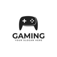 gaming gamer joystick logotyp design vektor