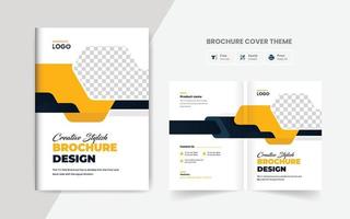 Broschüren-Cover-Design-Vorlage vektor