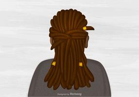 Free Vector Dreads Frisur Illustration