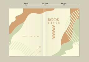 modernes abstraktes buchumschlagset, minimales umschlagdesign. bunter geometrischer Hintergrund, Vektorillustration. für Notizbücher, Planer, Broschüren, Bücher, Kataloge vektor