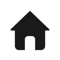 Home-Symbol Haus-Symbol-Vektor-Illustration perfekt für alle Projekte vektor