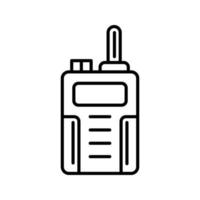 Walkie-Talkie-Vektorsymbol vektor