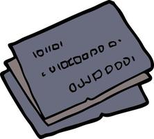 alte Kreditkartenkarikatur vektor