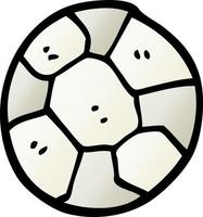 vektor lutning illustration tecknad serie fotboll boll
