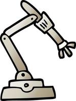 vektor lutning illustration tecknad serie robot hand