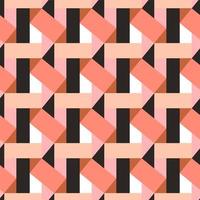 nahtlose mehrfarbige diagonale Linien geometrisches Muster vektor