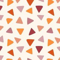abstrakte geometrische bunte Dreiecke nahtlose Textur vektor