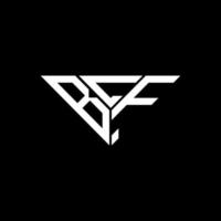bcf Brief Logo kreatives Design mit Vektorgrafik, bcf einfaches und modernes Logo in Dreiecksform. vektor