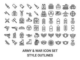 Illustrationsvektor und Logo-Symbol Armee-Waffen-Symbol perfekt. Symbolzeichen aus moderner Kollektion für mobiles Konzept und Design von Web-Apps. schönes Design perfekt. vektor