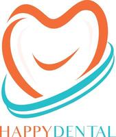 Zahnvektor-Logo-Vorlage für Zahnheilkunde oder Zahnklinik und Gesundheitsprodukte. Zahnarzt und Zahnklinik Vektor-Logo-Design. vektor