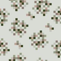 kamouflage ljus pixel. camo. sömlös mönster. militär textur. jakt maskering prydnad. tryckbar design. tapet element. slumpmässig fyrkant mönster. vektor