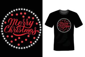 Weihnachtstag T-Shirt-Design-Vorlage vektor