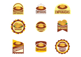 Empanadas Vector Emblem