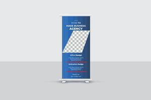 Business Roll Up Banner Design vektor