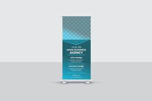 Business Roll Up Banner Design vektor