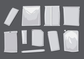 Gratis Blank Sachet Vector