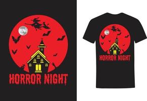 Halloween-T-Shirt-Design vektor