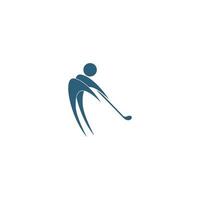 Golf-Symbol-Logo-Illustration vektor