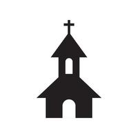 kyrka logotyp ikon vektor design, detta vektor kan vara Begagnade för logotyper, ikoner, banderoller och andra