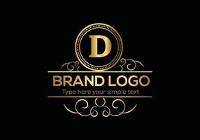 första brev lyx logotyp mall i vektor konst för restaurang, hotell, heraldisk, Smycken, mode, och Övrig vektor illustration.
