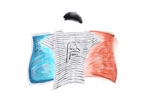 Free Pariser Wear Aquarell Vektor