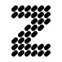 einfaches buchstaben-z-logo-design. vektor