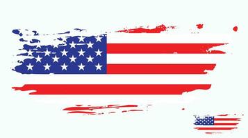 splash grungy amerika flag design vektorset vektor