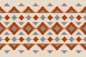 teppich ethnisch ikat muster kunst. geometrisches ethnisches ikat-nahtloses muster im stammes-. mexikanischer Stil. vektor