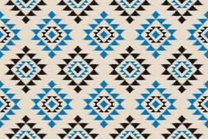 geometrisches ethnisches ikat-nahtloses muster im stammes-. stoff ethno ikat muster kunst. mexikanischer Stil. vektor