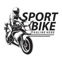 Sport-Bike-Logo vektor
