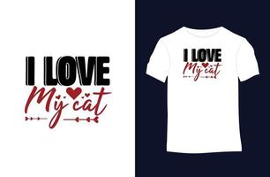 Valentinstag-Sprichwort und Zitat-Vektor-T-Shirt-Design vektor