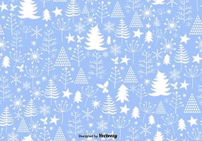 Blå vinter jul sömlösa mönster vektor