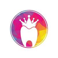 King Dental Logo entwirft Konzeptvektor. Logo-Symbol für Zahngesundheit. vektor