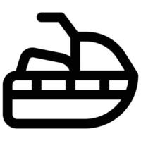 Jet-Ski-Symbol, Reisethema vektor