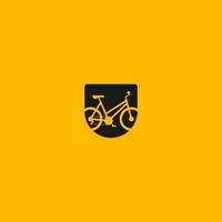 Fahrrad-Logo-Vektor vektor