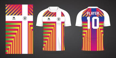 Fußball-Trikot-Sport-Design-Vorlage vektor