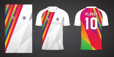 Fußball-Trikot-Sport-Design-Vorlage vektor