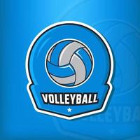 Volleyball-Logo für Liga oder Team vektor